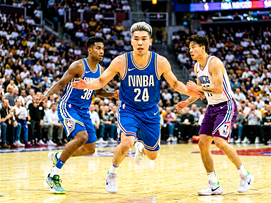 NBA转会新闻文章封面展示球员交易动态